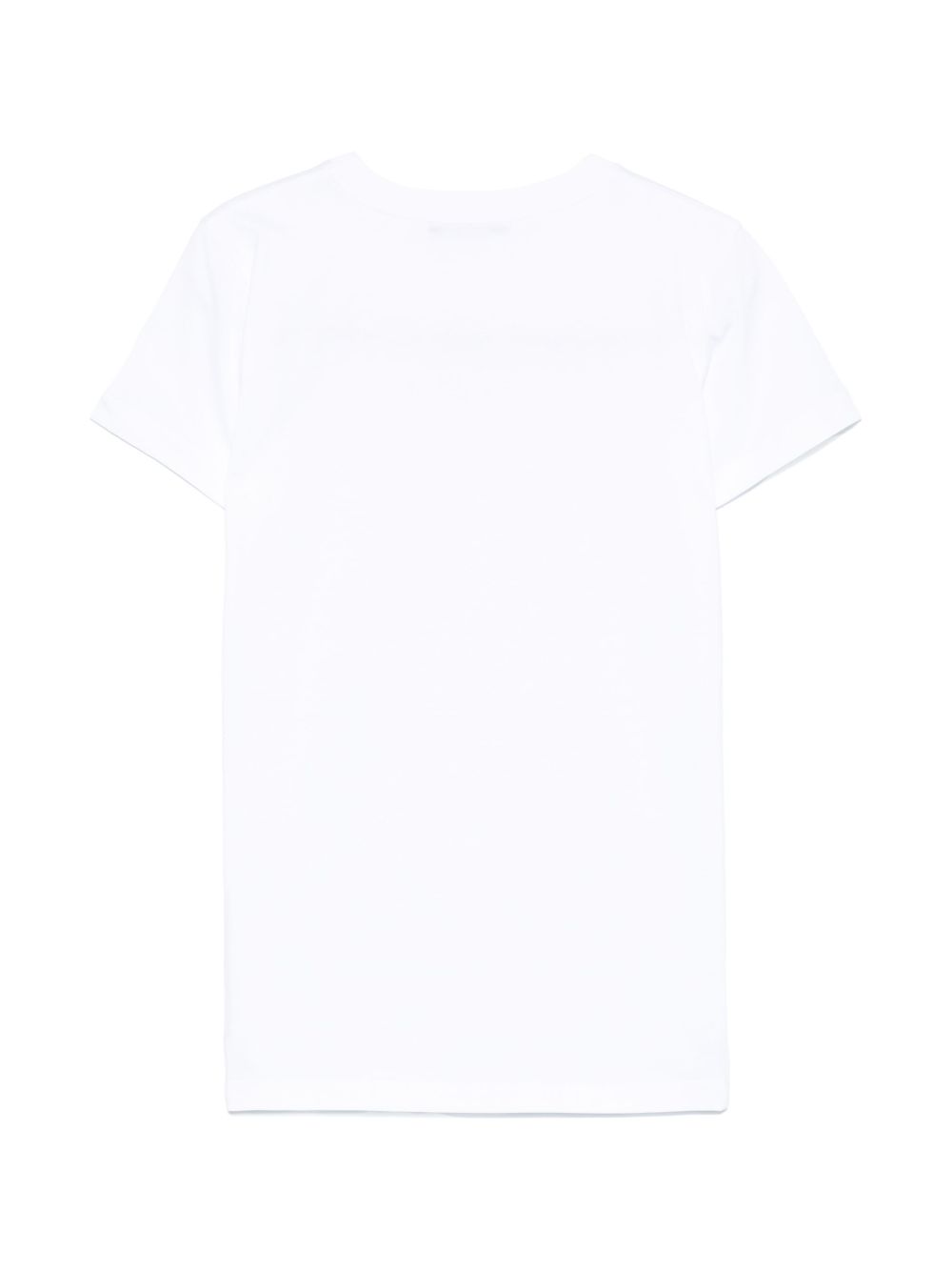 Balmain Kids Katoenen T-shirt - Wit