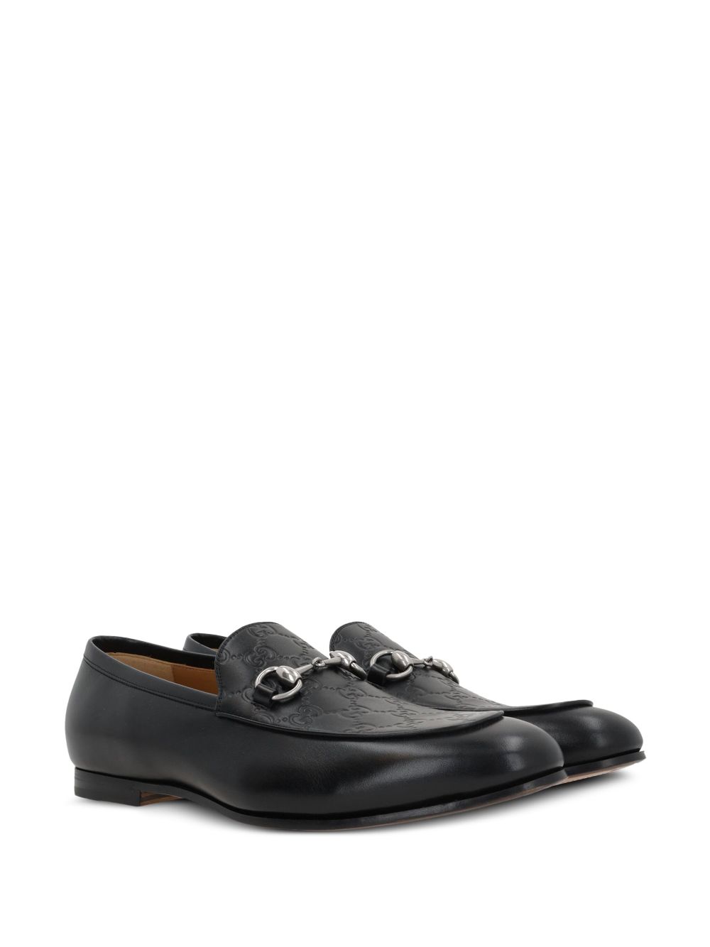 Gucci Horsebit-plaque loafers - Zwart