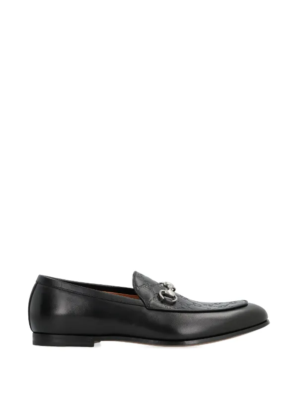 mens black gucci dress shoes Men's GG Monogram Formal Shoes embellished with fine studs that create a gradient effect on the upper.0.6 heel Gucci Dress Shoes - Men's