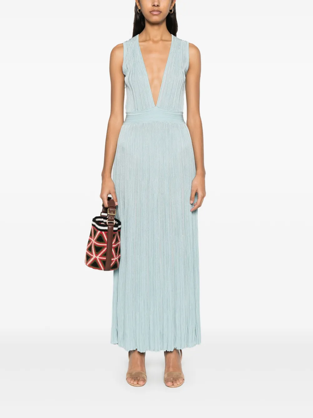 antoninovalenti Antonino Valenti Maui midi-jurk - Blauw