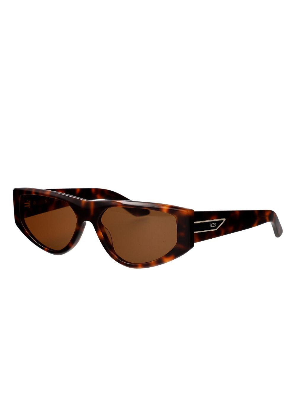 GCDS geometric-frame sunglasses - Bruin