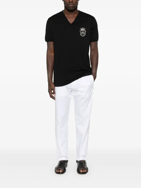 Dolce & Gabbana エンブロイダリーTシャツ | ブラック | FARFETCH JP