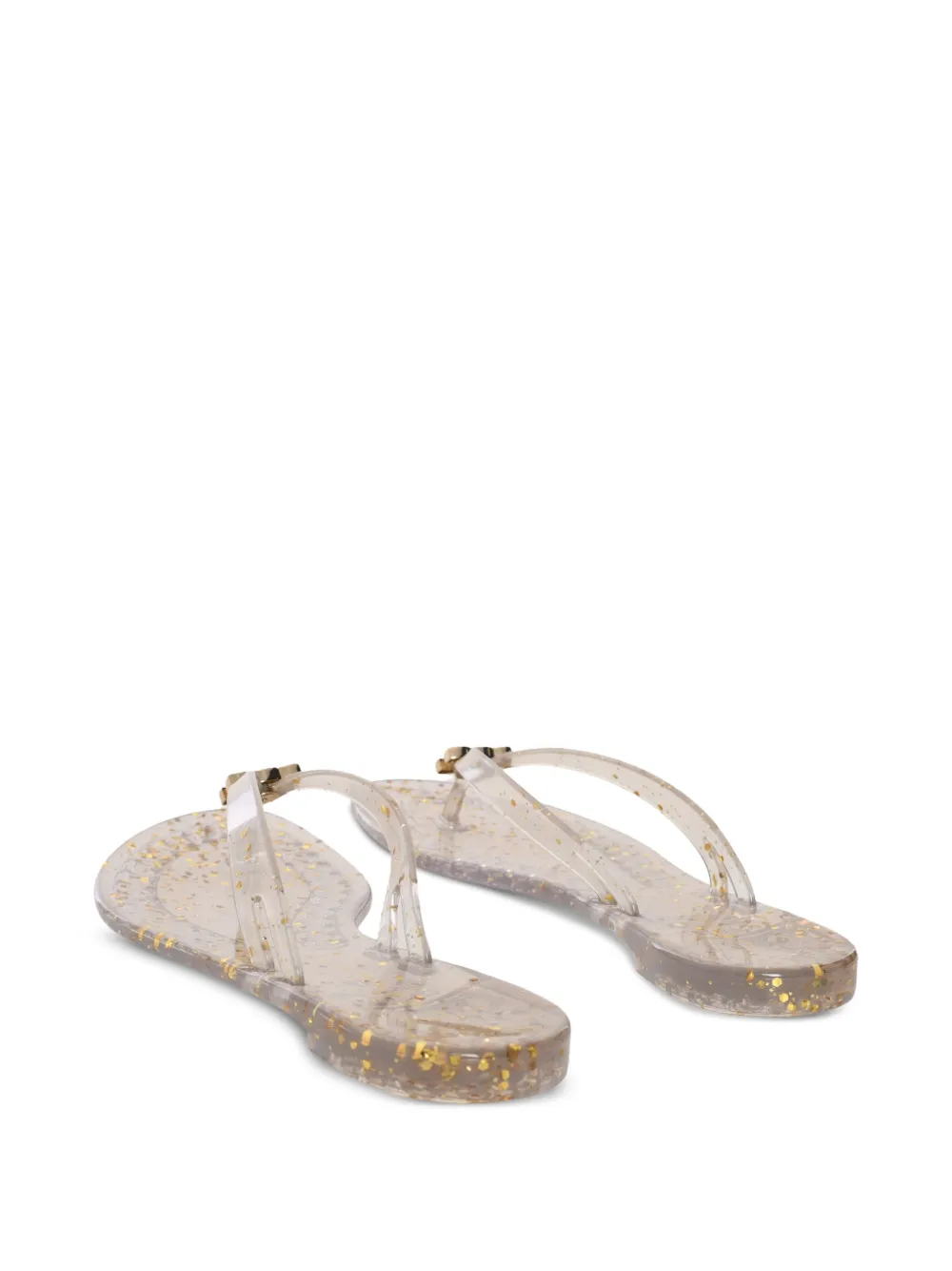 Casadei Teenslippers met glitterdetail Wit