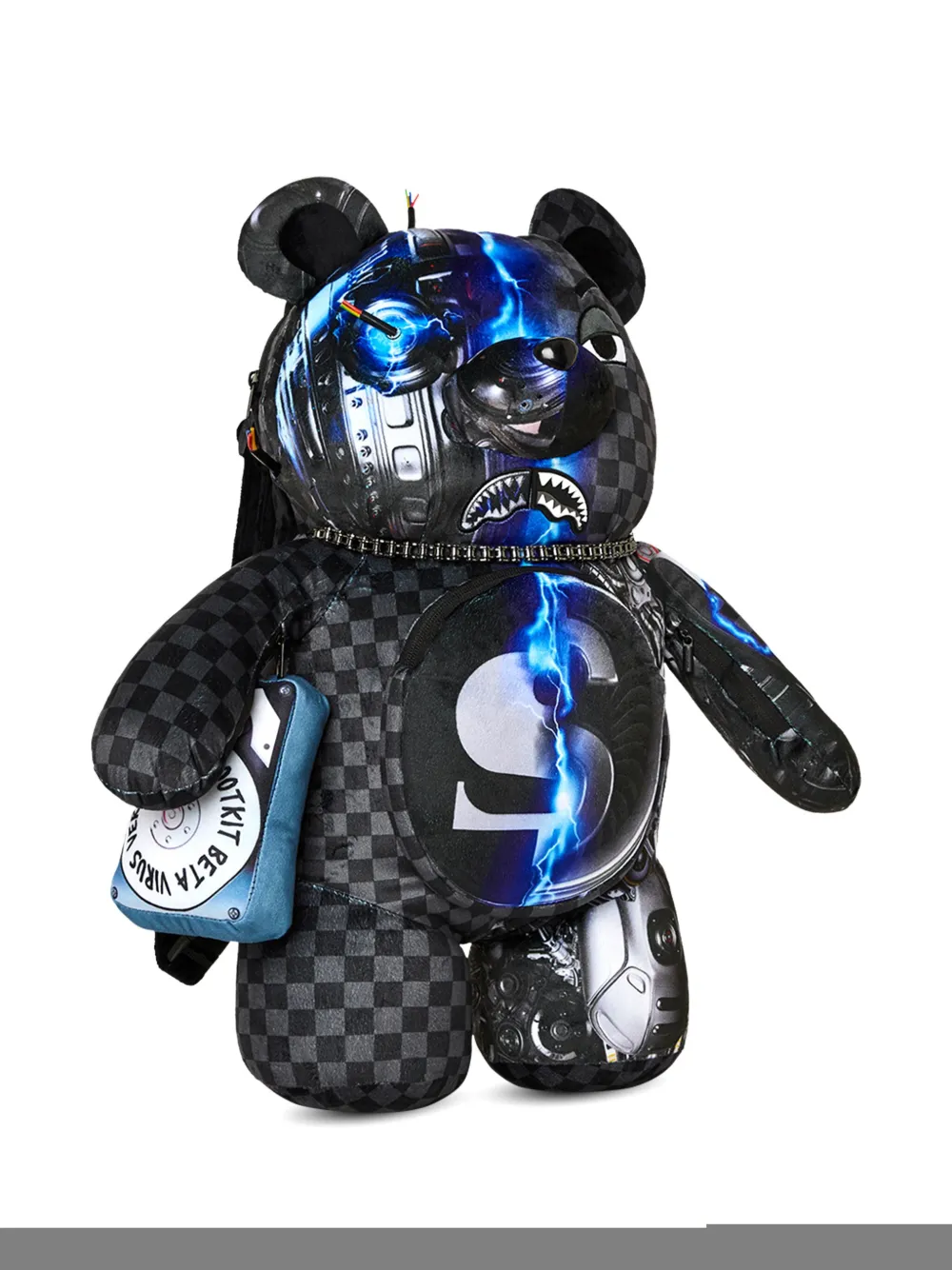 sprayground kid Cyborg Bear rugzak Zwart