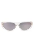 GCDS geometric-frame sunglasses - White