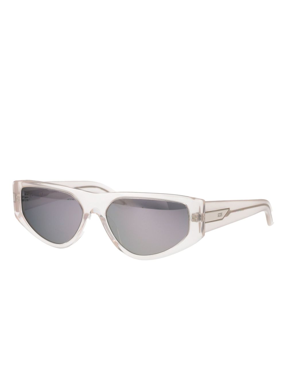 GCDS geometric-frame sunglasses - Wit