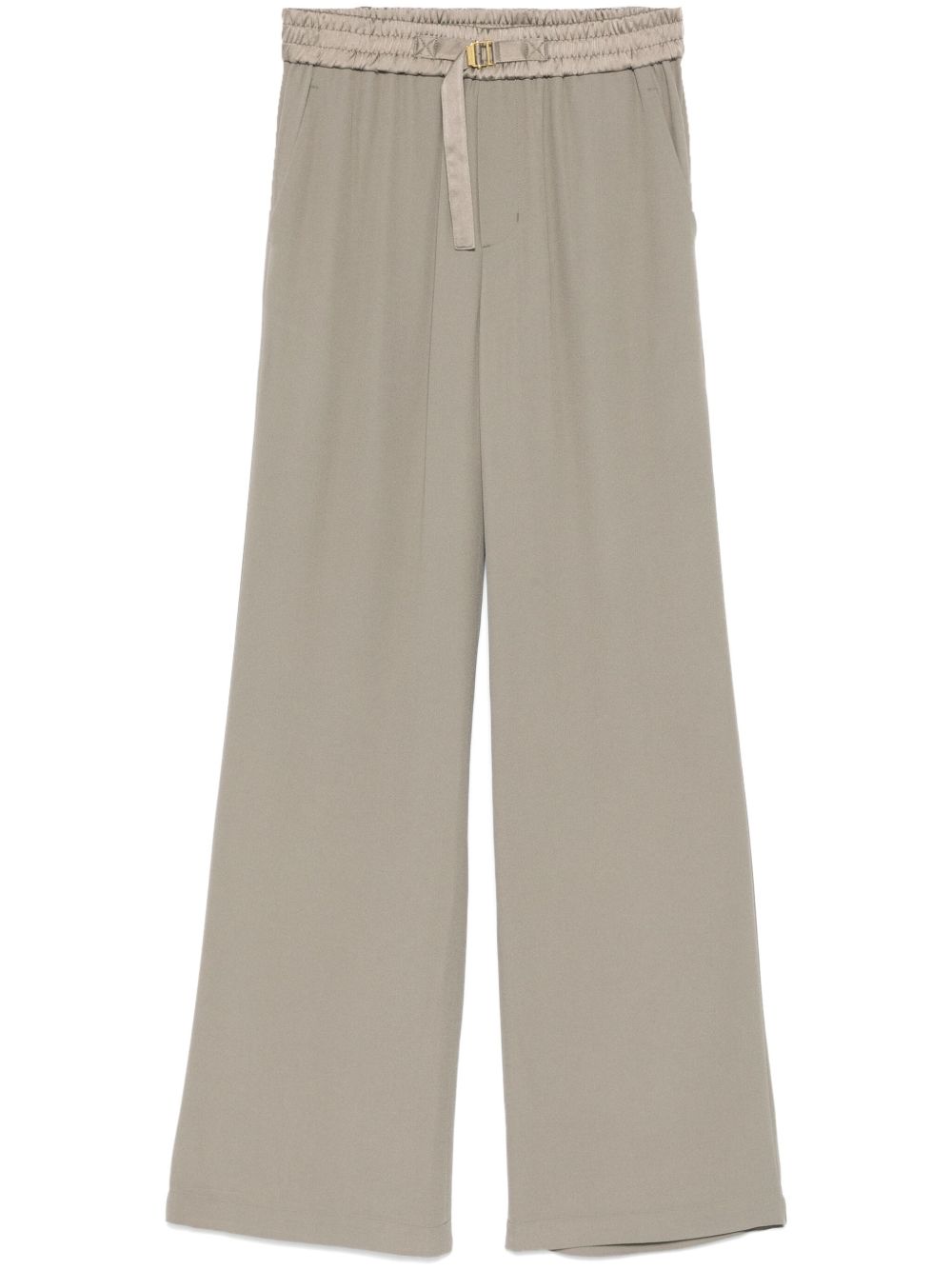 AMI Paris drawstring palazzo pants - Neutrals