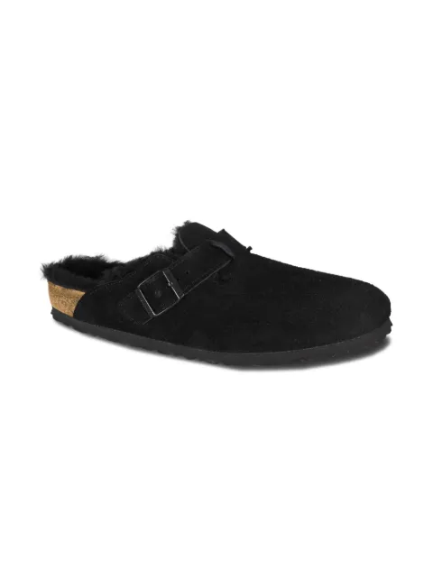 Birkenstock Kids Boston suede slippers