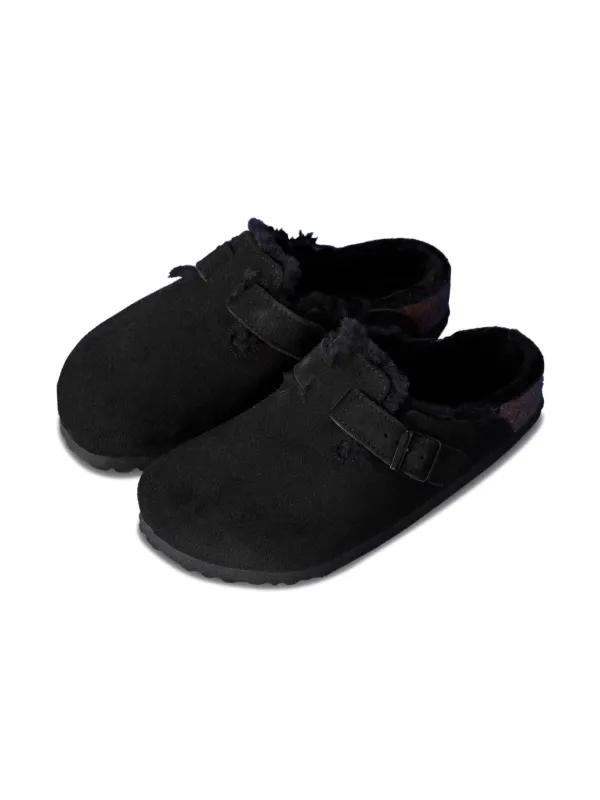 Birkenstock Kids Black Slip-On Slippers Birkenstock Kids main image 2