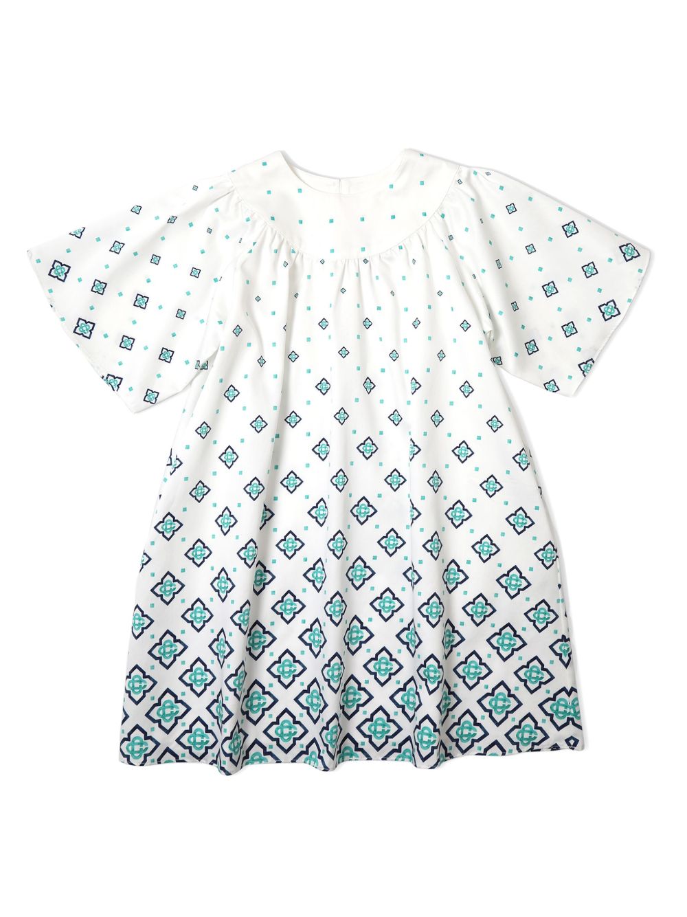 CASABLANCA KIDS Monogram dress - White