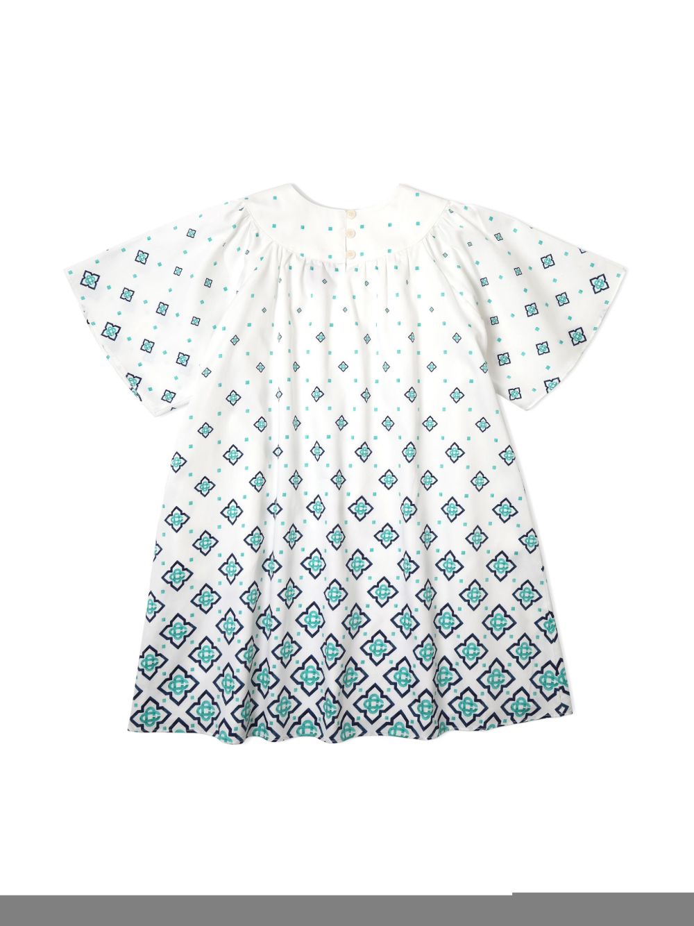 CASABLANCA KIDS Monogram dress - White