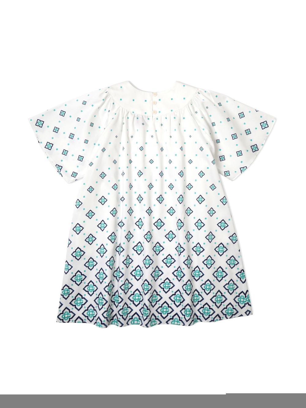 CASABLANCA KIDS Monogram dress - White