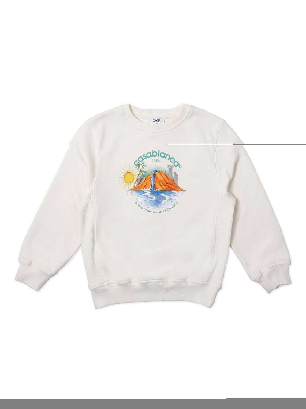 CASABLANCA KIDS Oasis sweatshirt - White