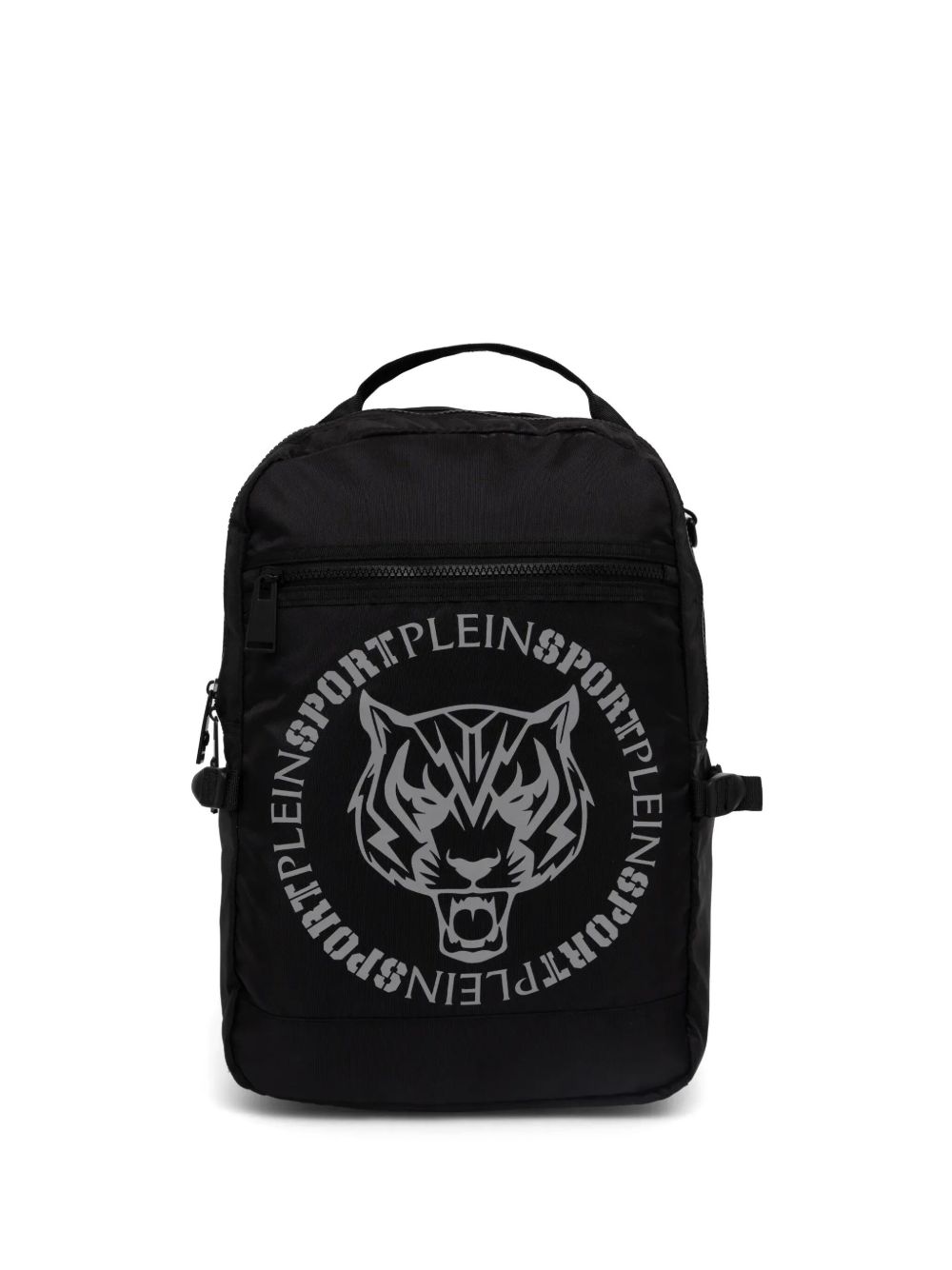 logo-print backpack