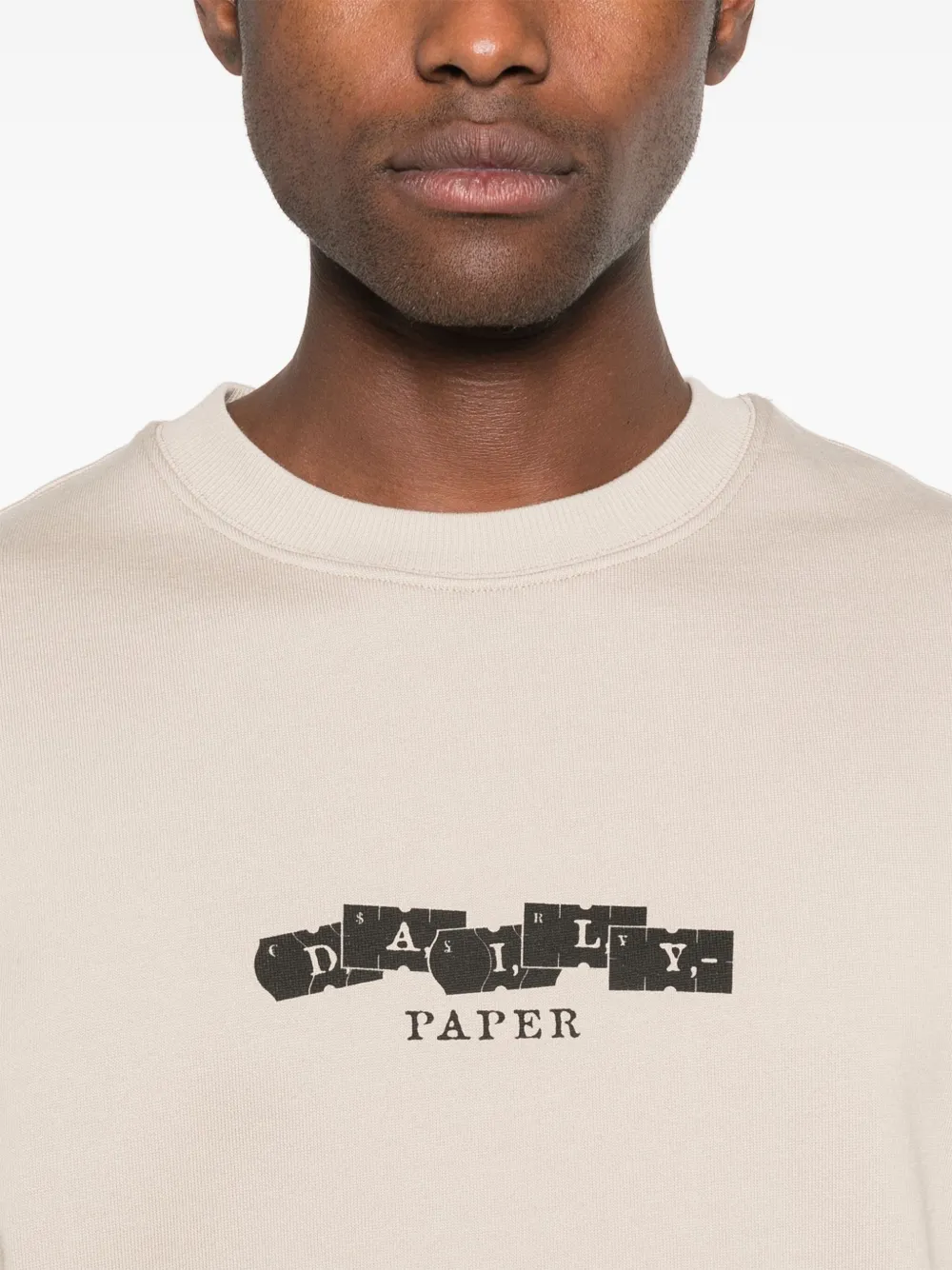 Daily Paper Tag sweater Beige