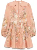 ZIMMERMANN Tallow Plunge mini dress - Pink