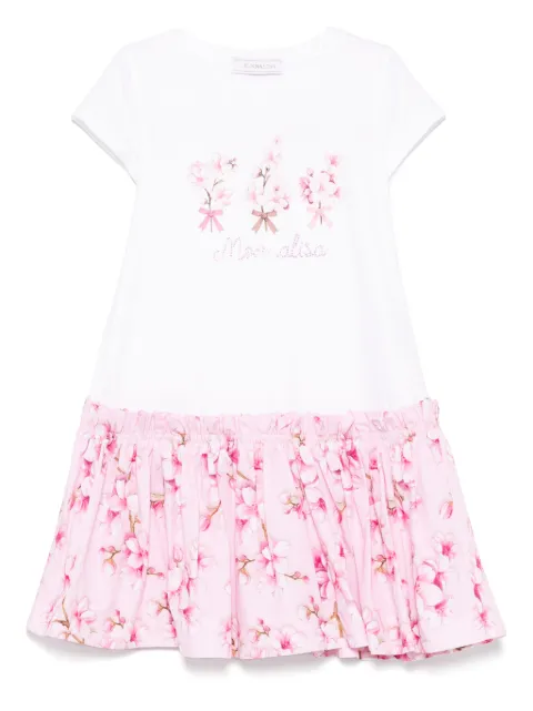 Monnalisa vestido con estampado floral