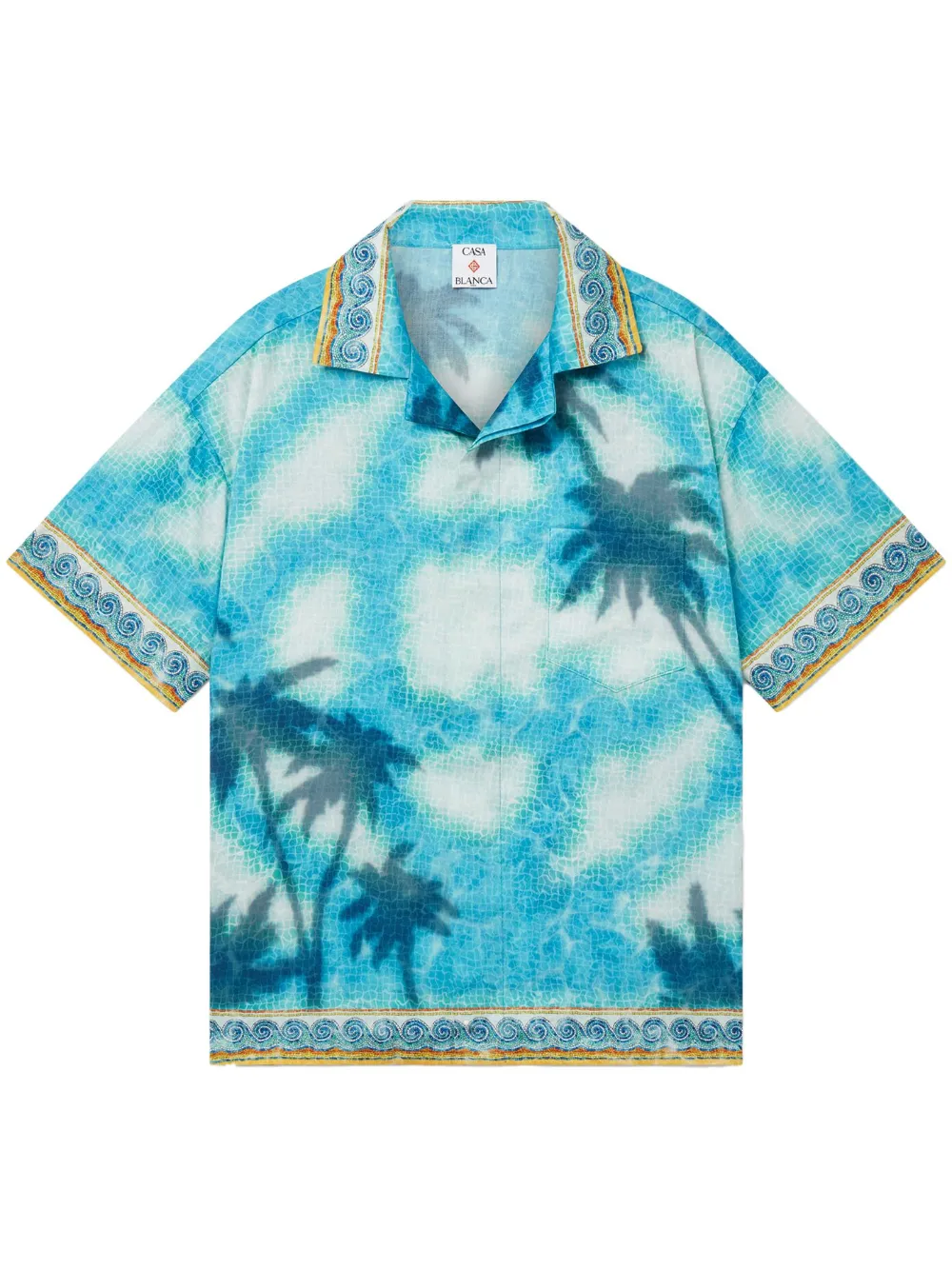 CASABLANCA KIDS graphic-print shirt | Blue | Image 1