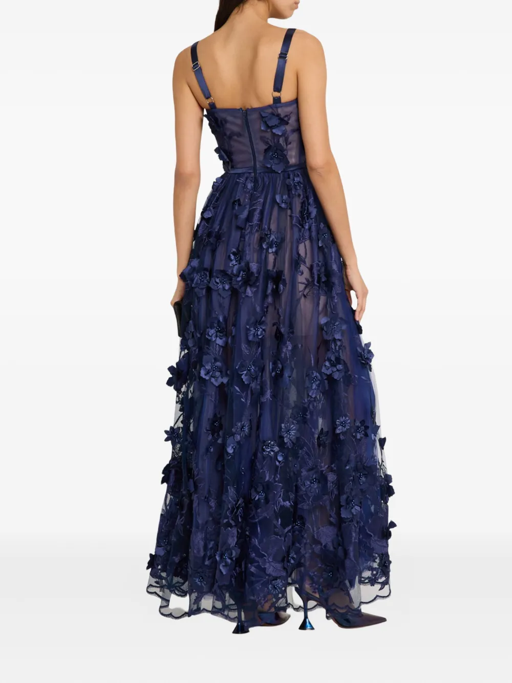 Bronx And Banco Anastasia Maxi Dress In Blue