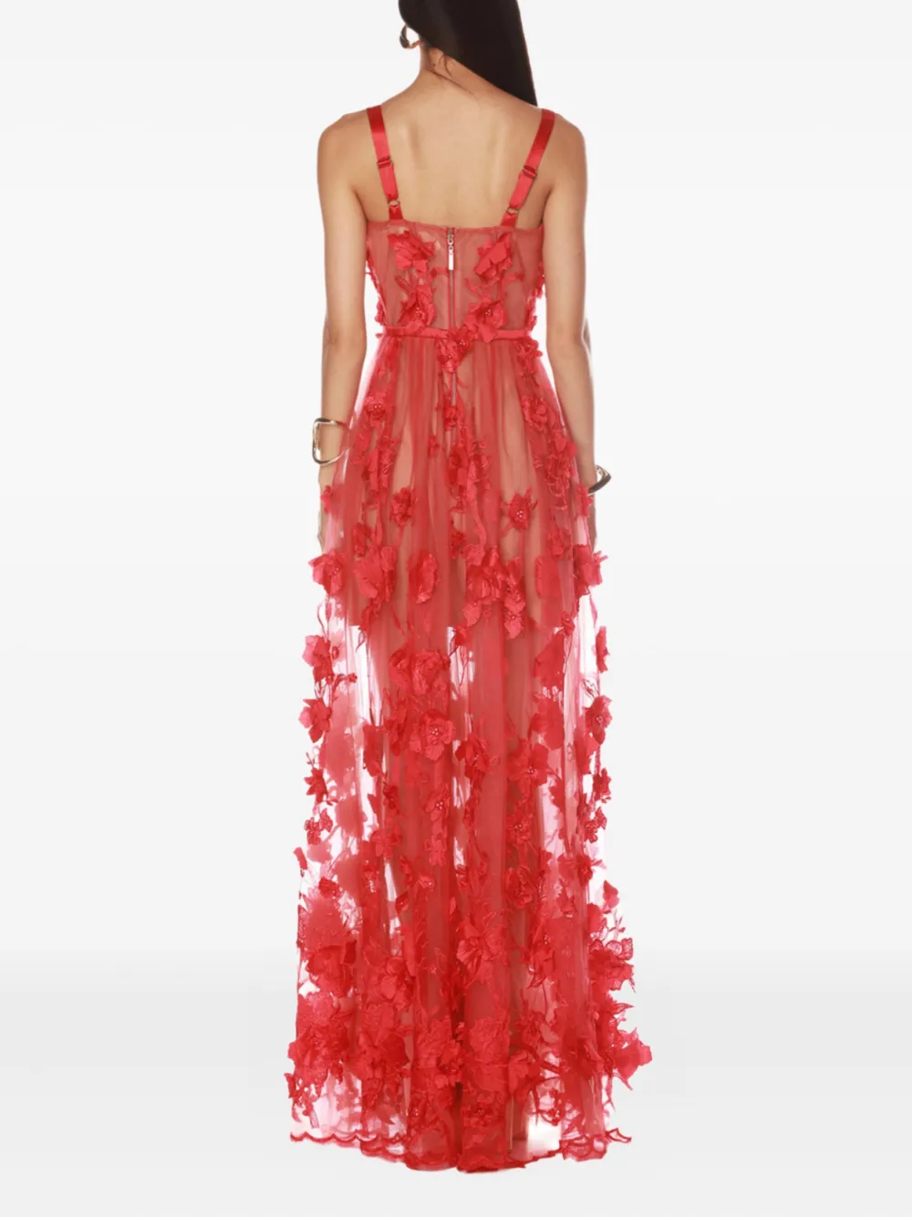 Bronx And Banco Anastasia Maxi Dress In Red
