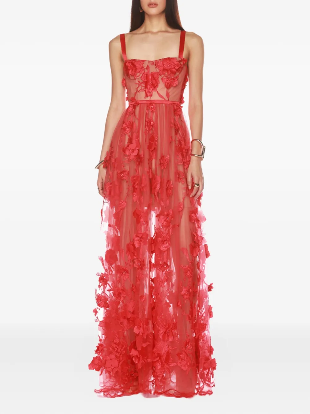 Bronx and Banco Anastasia maxi-dress - Rood