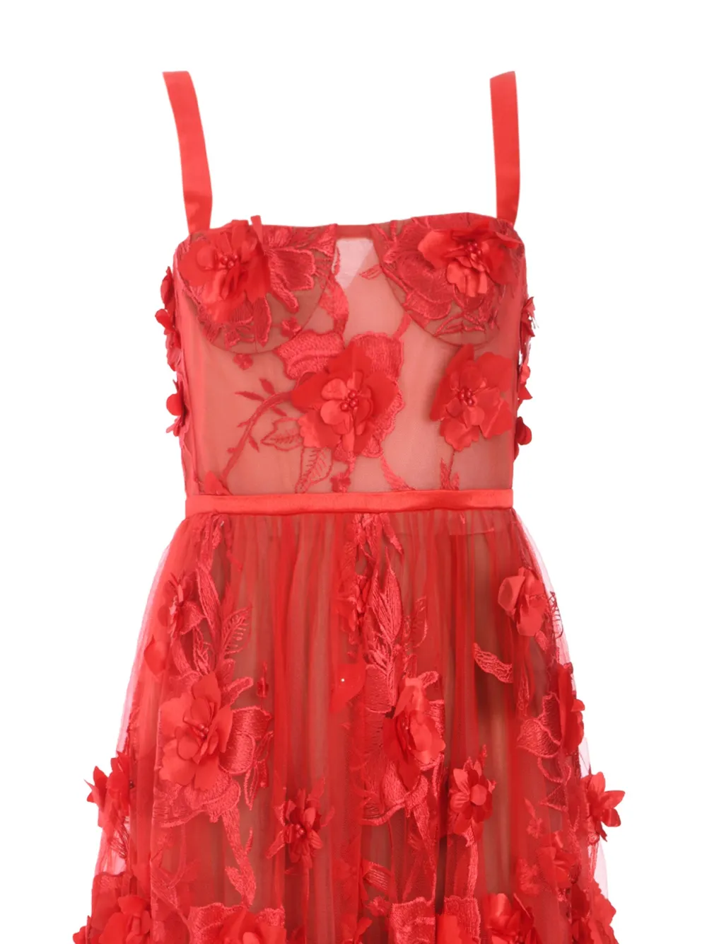 Bronx And Banco Anastasia Maxi Dress In Red
