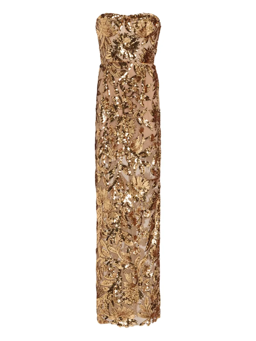 Bronx and Banco Dahlia gown | Gold | Image 1