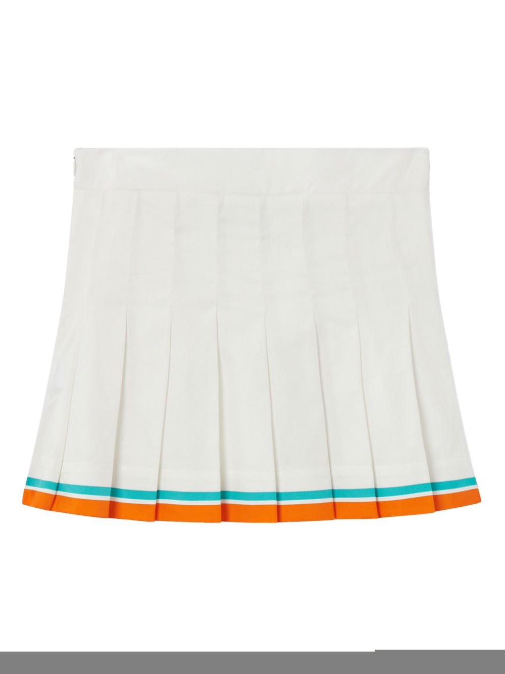 CASABLANCA KIDS pleated mini skirt - White