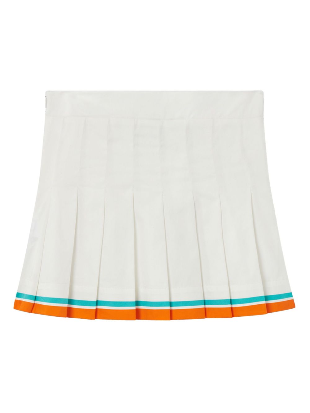 CASABLANCA KIDS pleated mini skirt - Wit