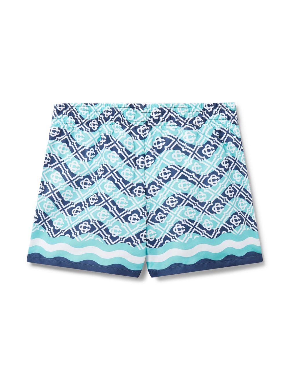 CASABLANCA KIDS Monogram swimshorts - Blue