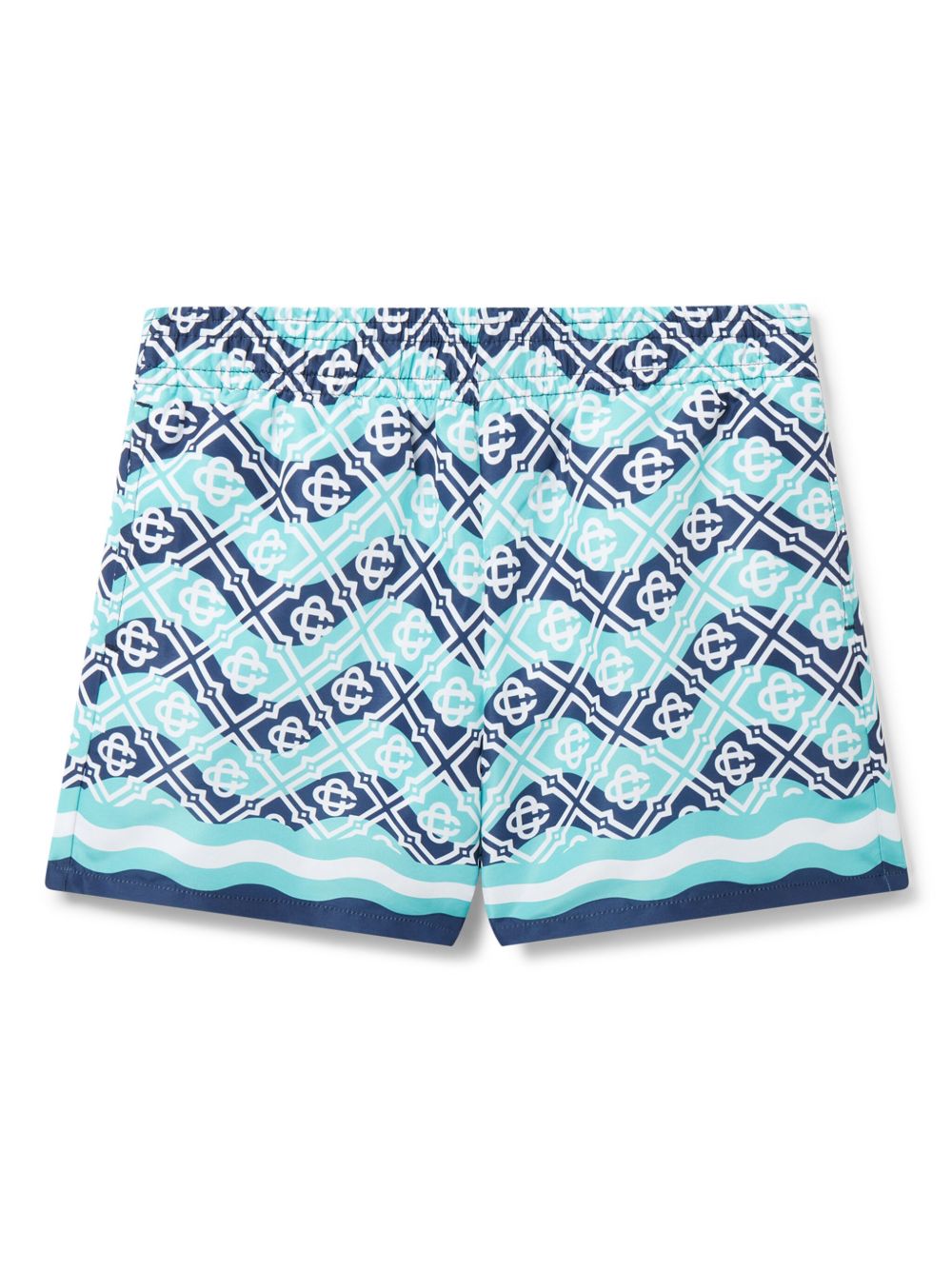 CASABLANCA KIDS Monogram swimshorts - Blue