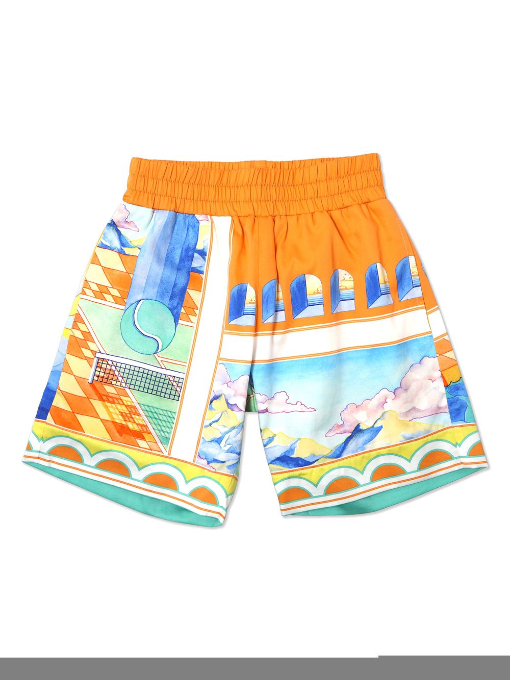 CASABLANCA KIDS Surreal Pool shorts - Orange