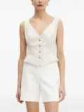 GUESS USA sleeveless button-front top - White
