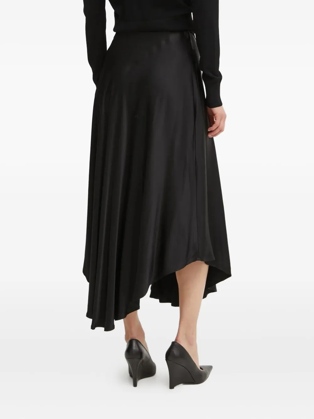 GUESS USA asymmetric skirt - Zwart