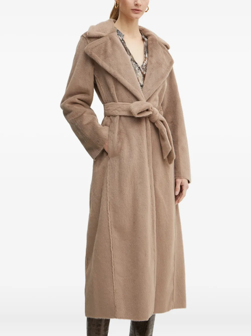 GUESS USA Cappotto con cintura - Marrone
