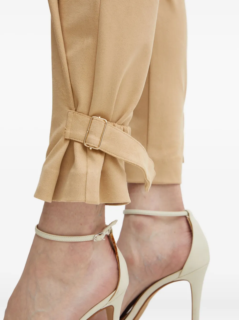 GUESS USA Broek met gesp Beige