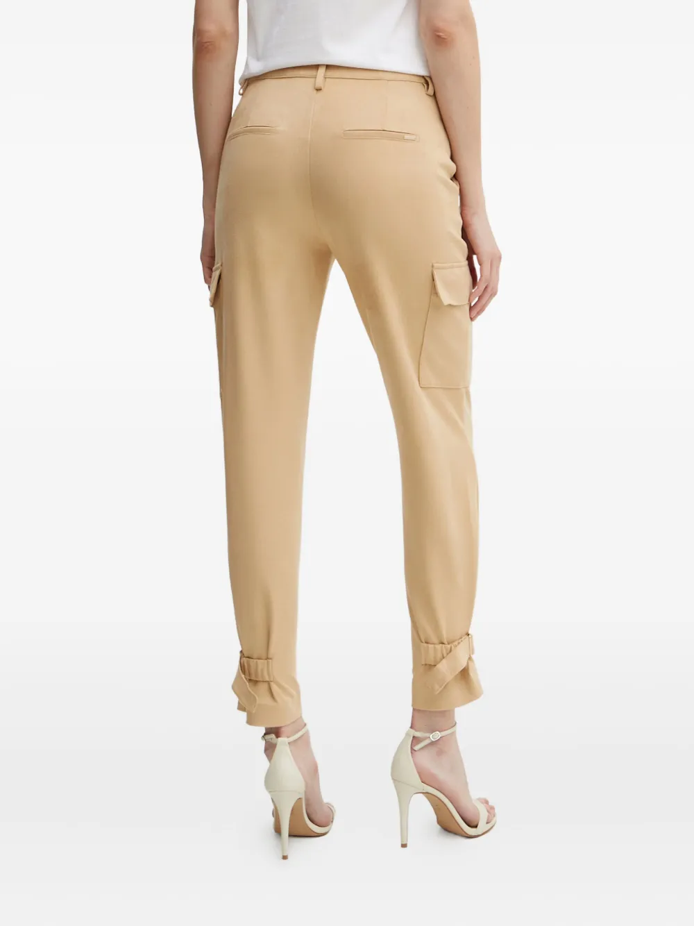GUESS USA Broek met gesp Beige
