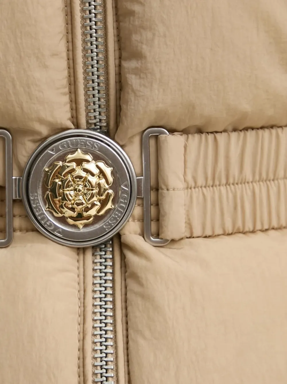 GUESS USA Gewatteerde jas Beige
