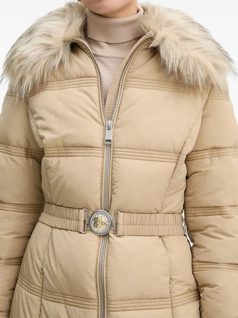 GUESS USA Gewatteerde jas Beige