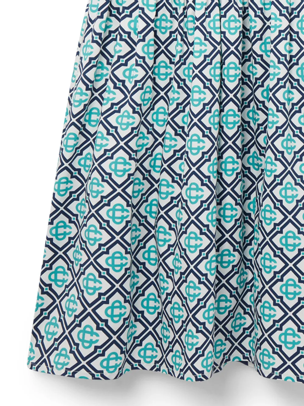 CASABLANCA KIDS Jurk met monogram Blauw