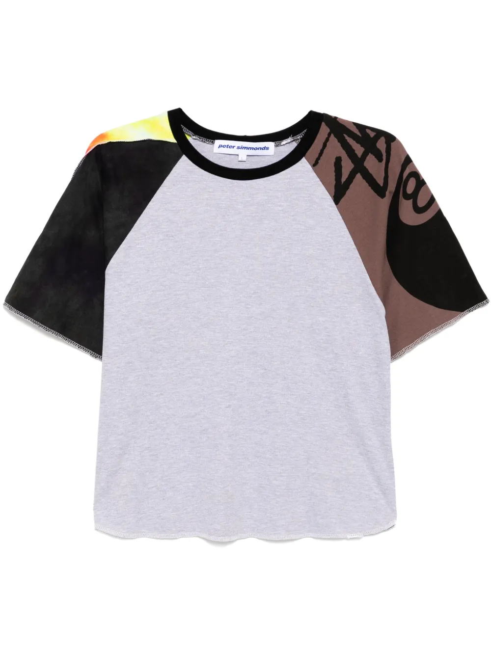 panelled T-shirt