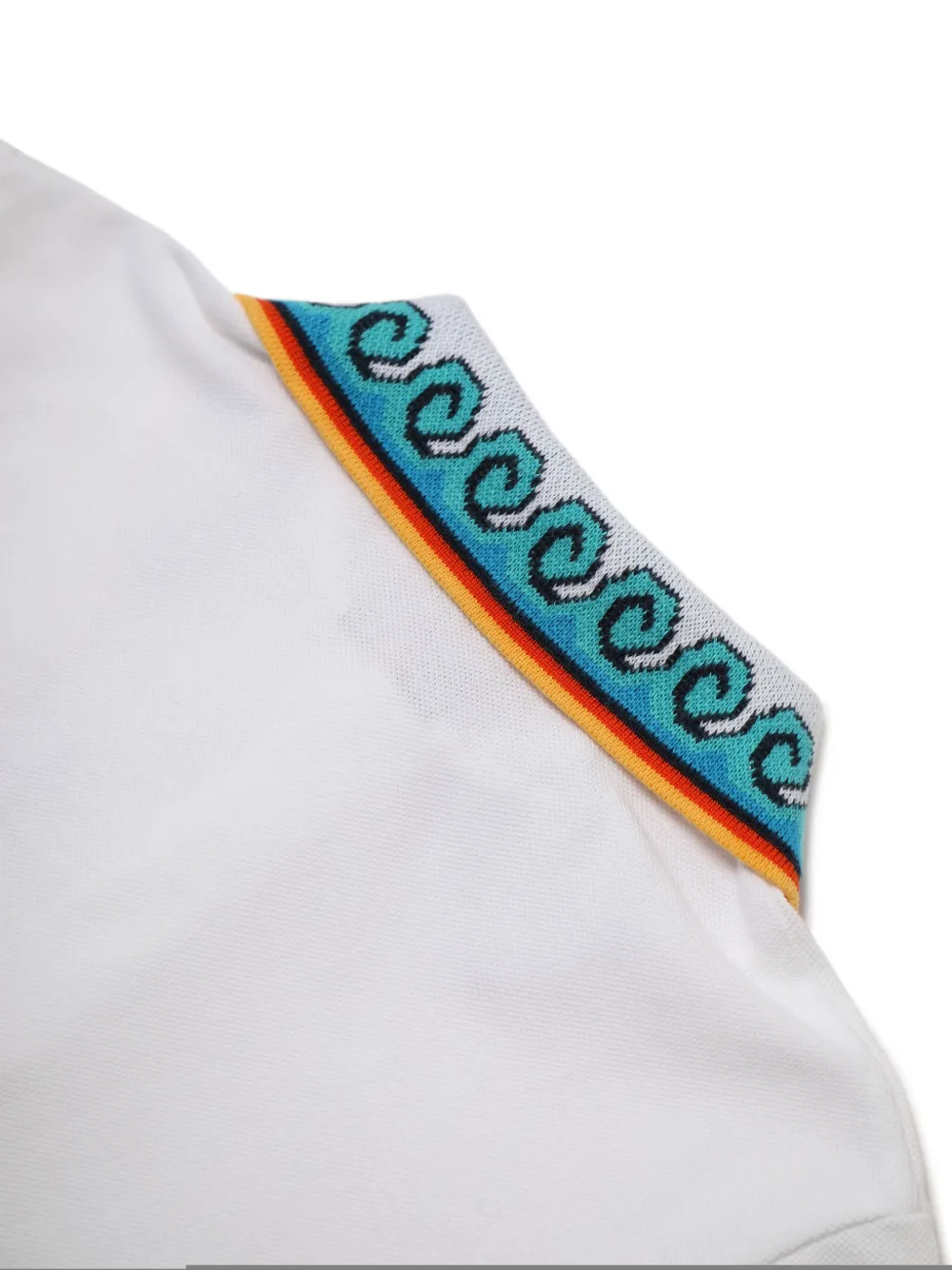 CASABLANCA KIDS Poloshirt met logo Wit