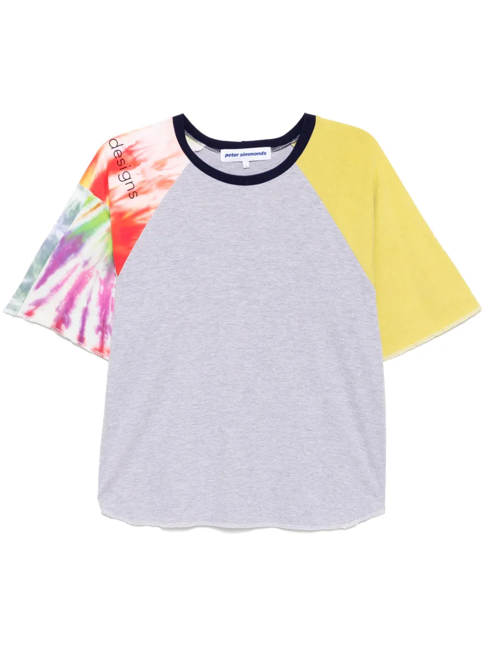 panelled T-shirt