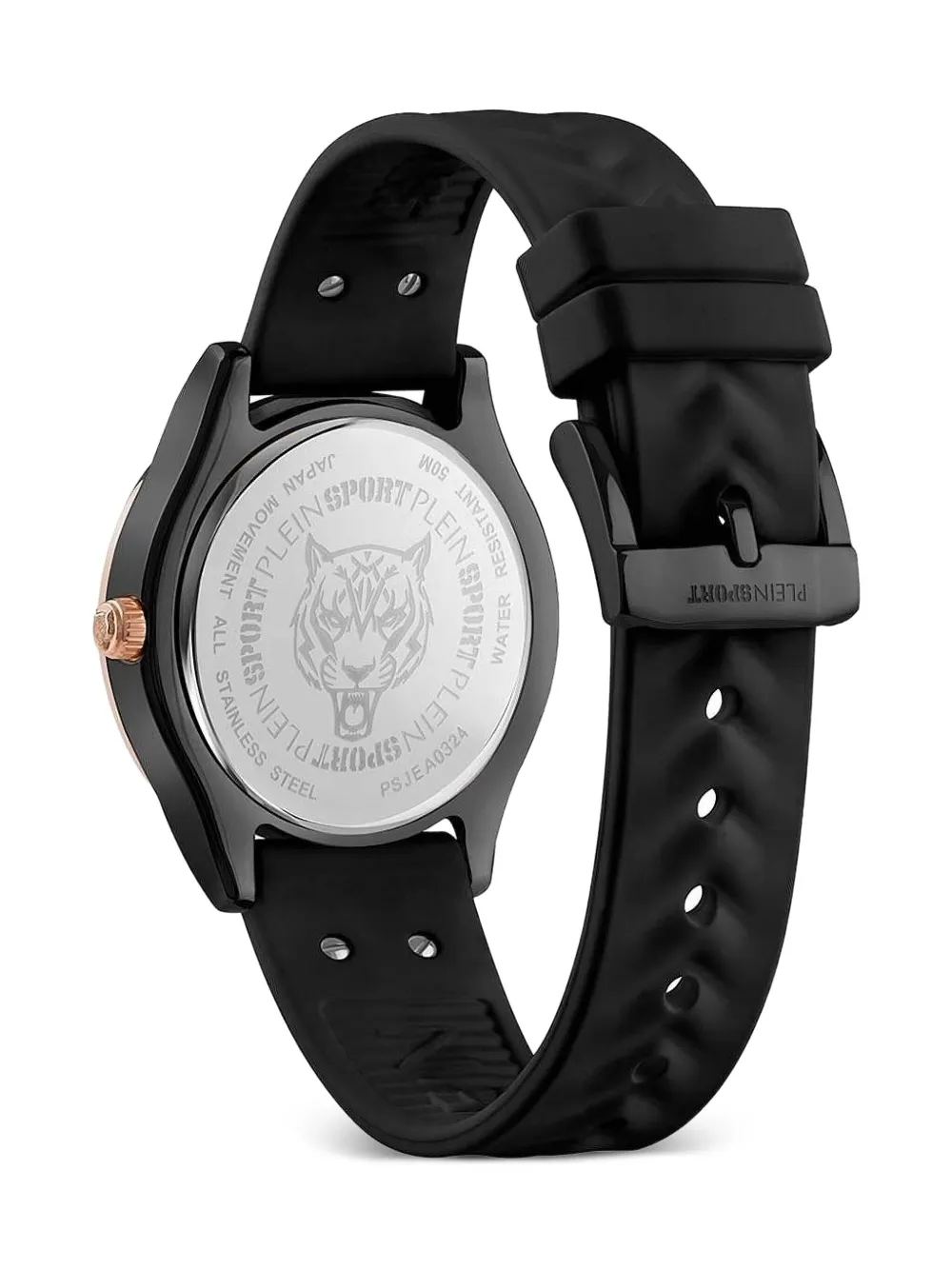 Plein Sport Eclipse 36mm horloge - Zwart