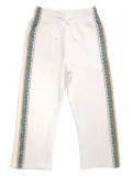 CASABLANCA KIDS elasticated track pants - White