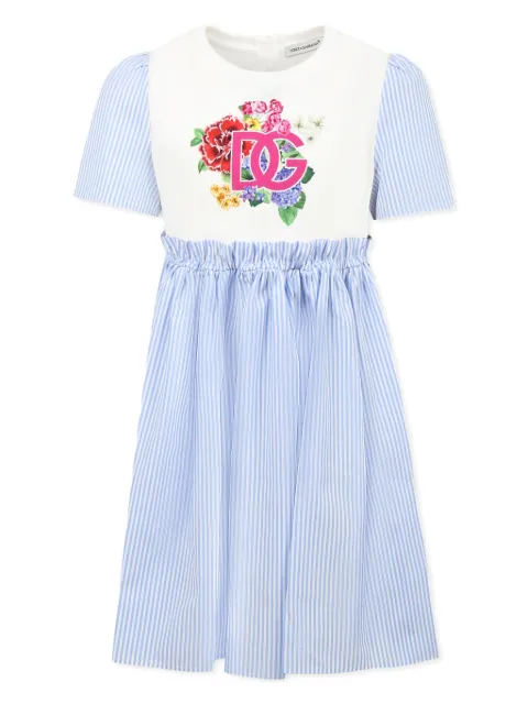Dolce & Gabbana Kids panelled dress