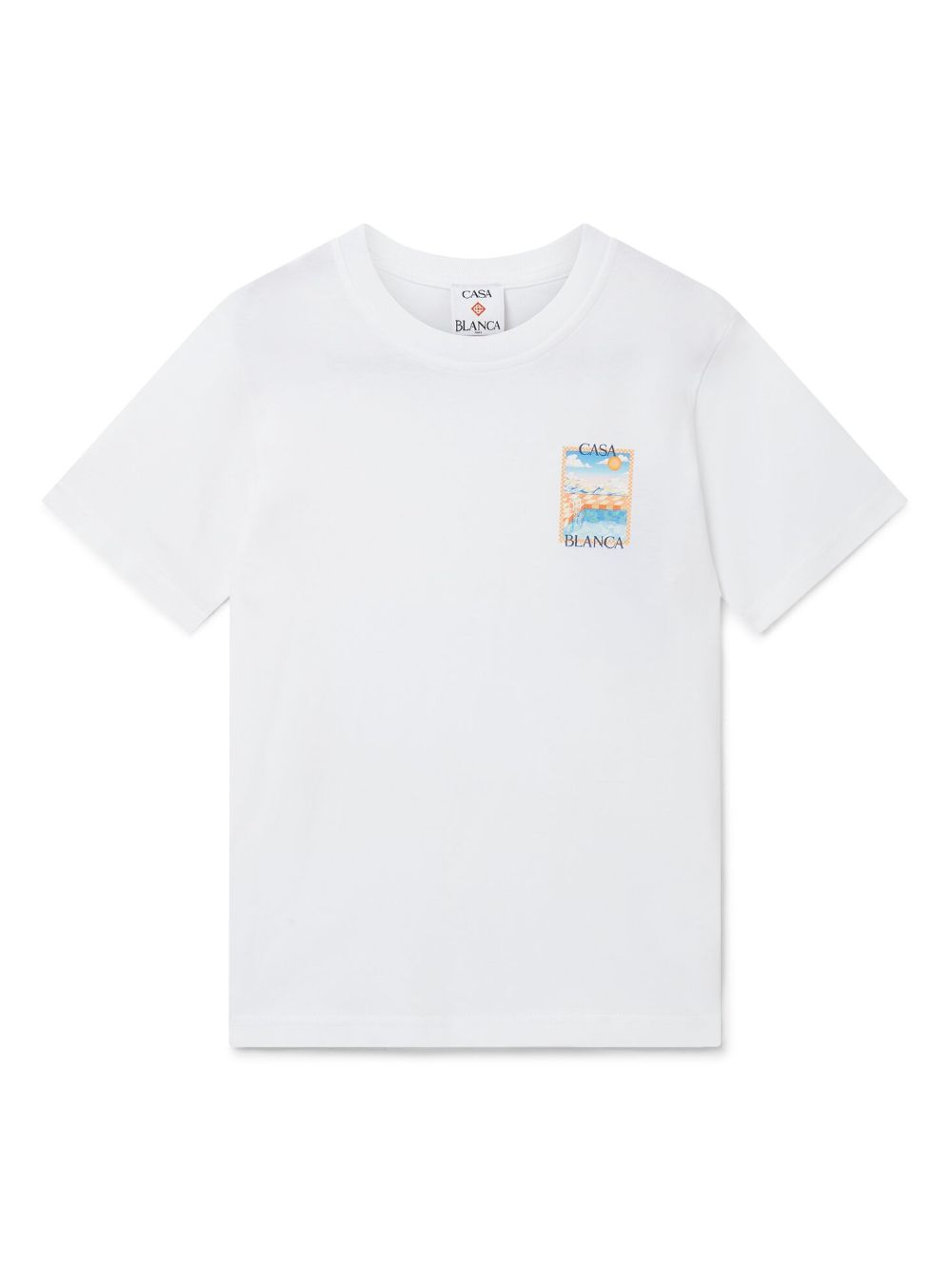 CASABLANCA KIDS graphic print t-shirt - White