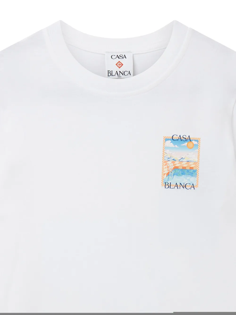 CASABLANCA KIDS T-shirt met grafische print Wit