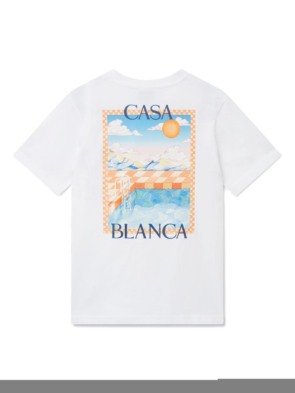 CASABLANCA KIDS graphic print t-shirt - White