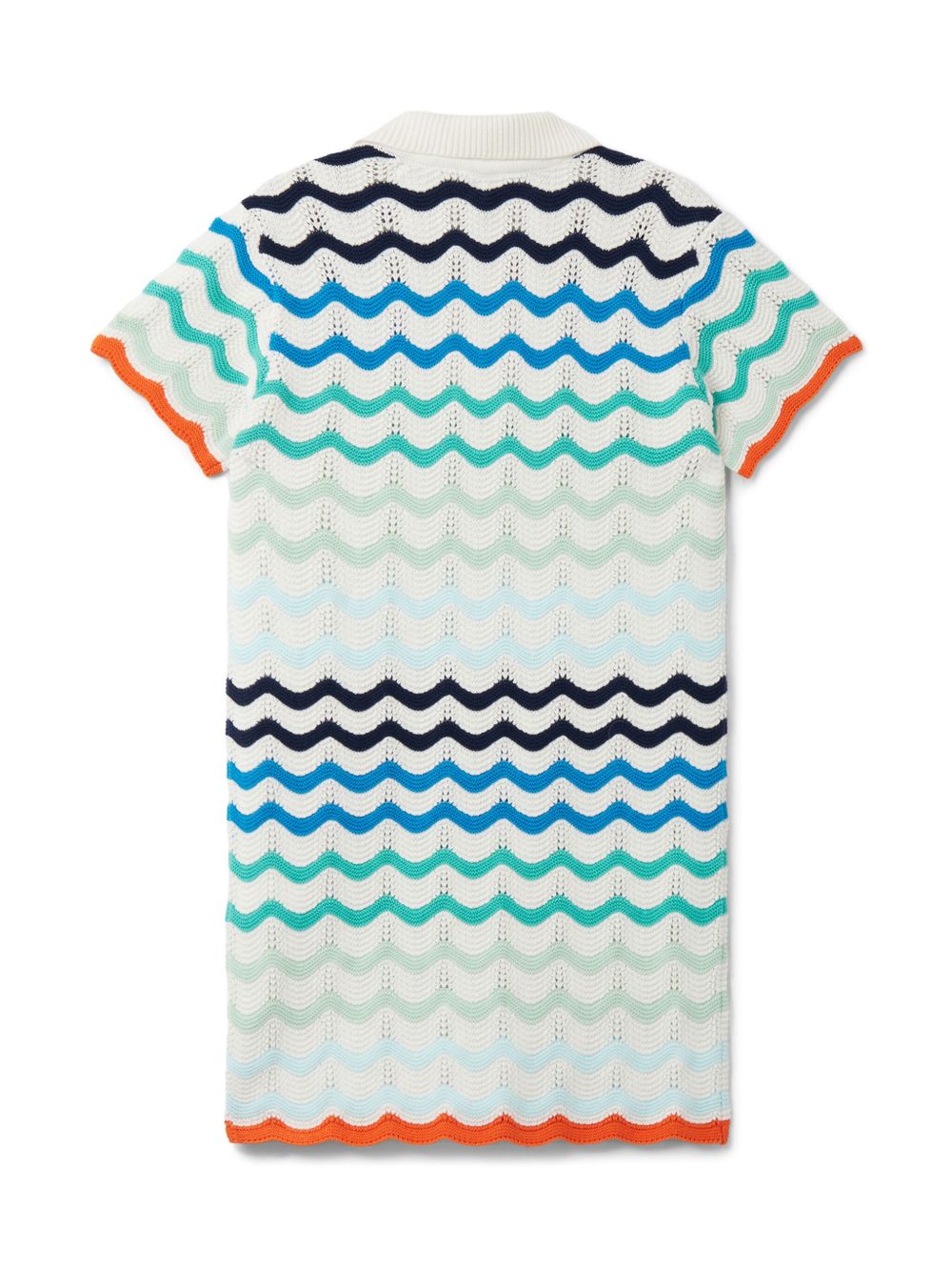 CASABLANCA KIDS Wave dress - White